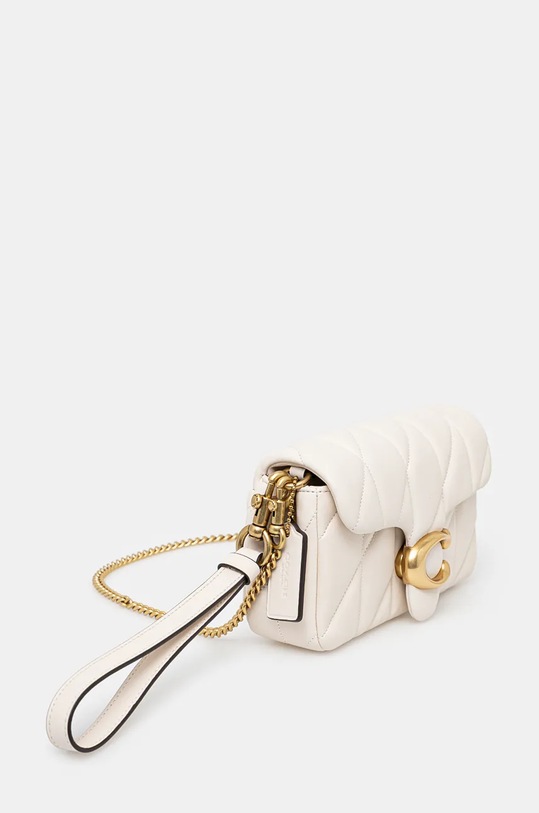 Шкіряна сумочка Coach Tabby CP018 бежевий AA00
