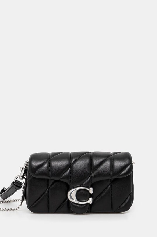 Кожаная сумочка Coach Tabby кожа чёрный CP018