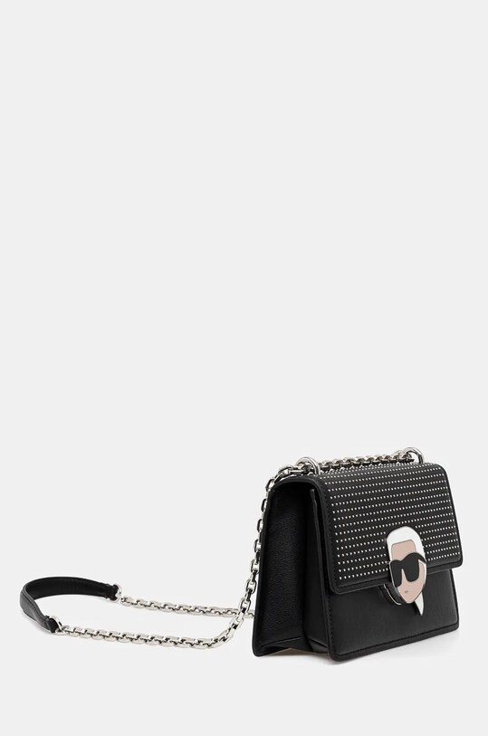 Шкіряна сумочка Karl Lagerfeld 246W3027 чорний AA00