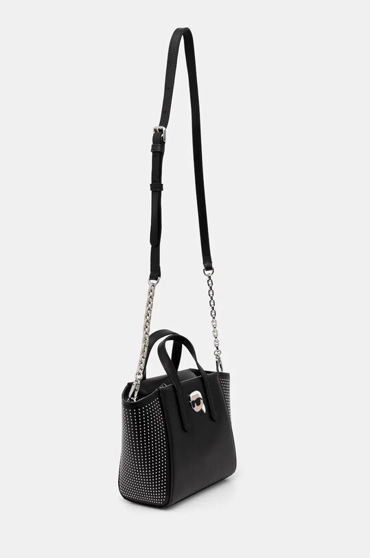 Шкіряна сумочка Karl Lagerfeld 246W3030 чорний AA00
