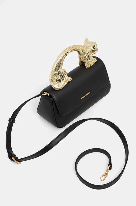 Шкіряна сумочка Karl Lagerfeld 246W3079 чорний