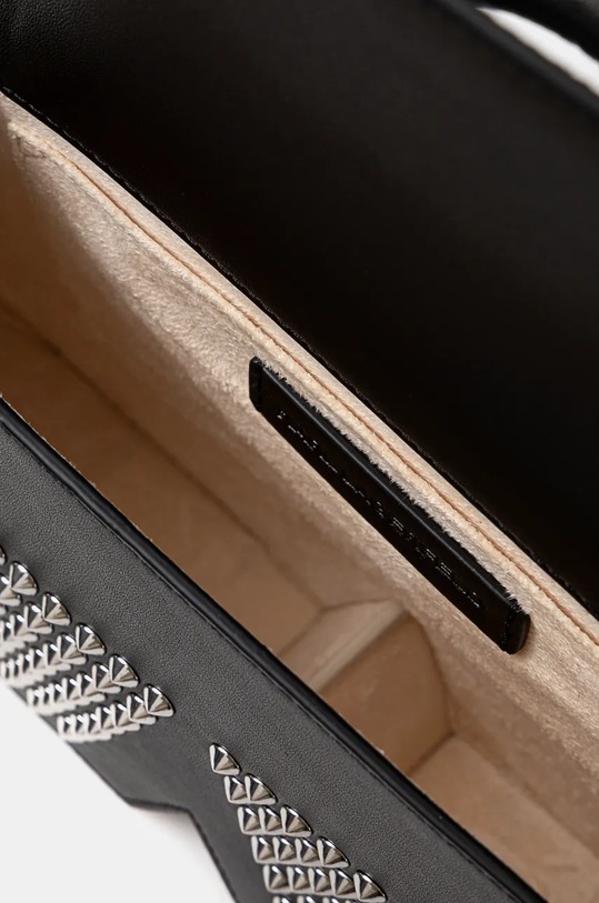 Δερμάτινη τσάντα Karl Lagerfeld 246W3092 μαύρο