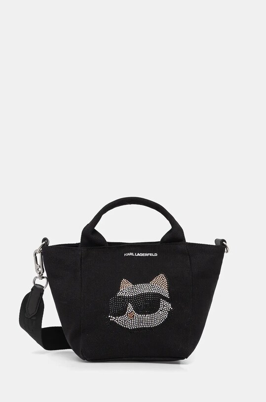 Чанта Karl Lagerfeld изкуствен черен 246W3882