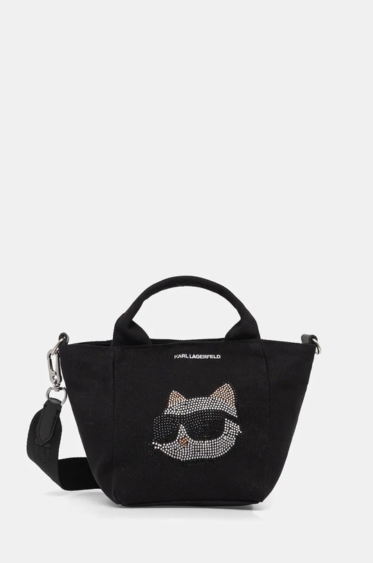 Kabelka Karl Lagerfeld textilný čierna 246W3882