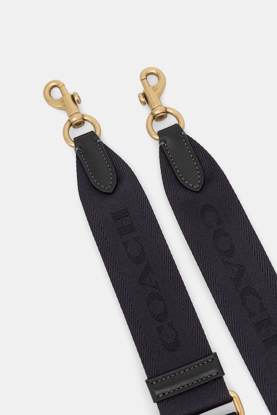 Coach pasek do torebki CU074 czarny AA00