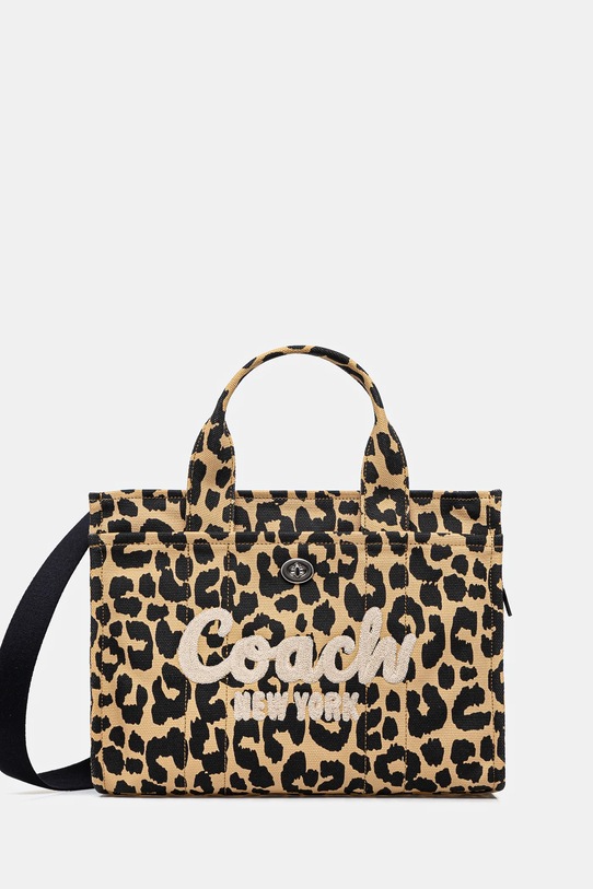 Coach torebka mieści A4 beżowy CP770