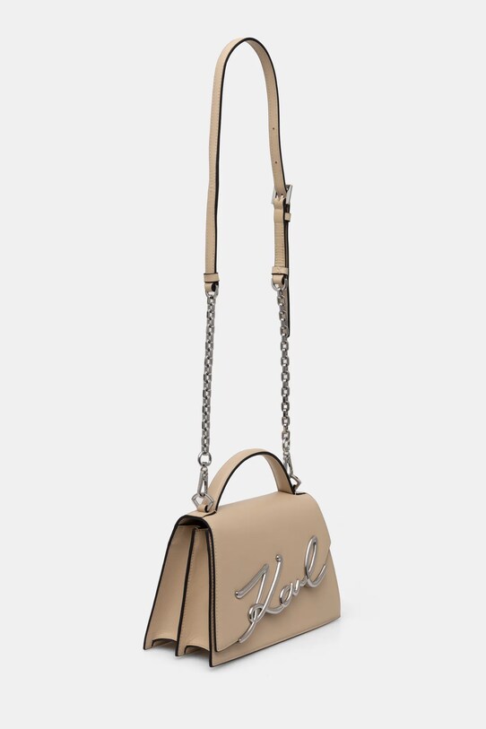 Шкіряна сумочка Karl Lagerfeld A1W30036 бежевий AA00