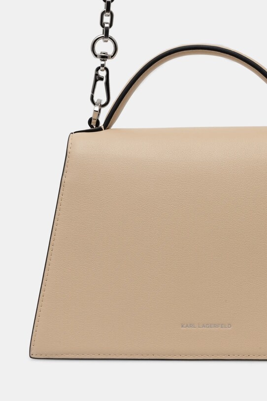 Аксесуари Шкіряна сумочка Karl Lagerfeld A1W30036 бежевий