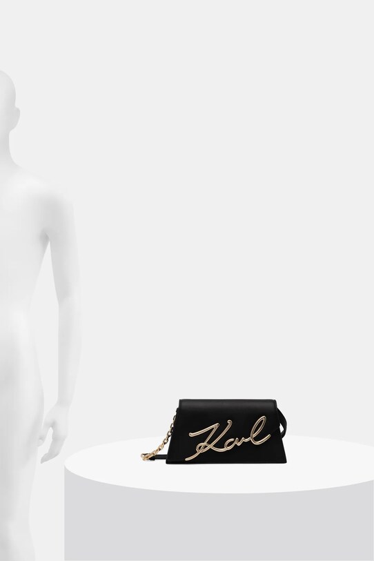 Kožená kabelka Karl Lagerfeld A1W30037