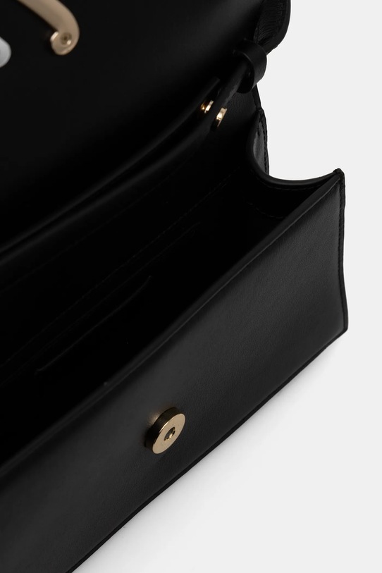 Kožna torba Karl Lagerfeld K/SIGNATURE A1W30037 crna