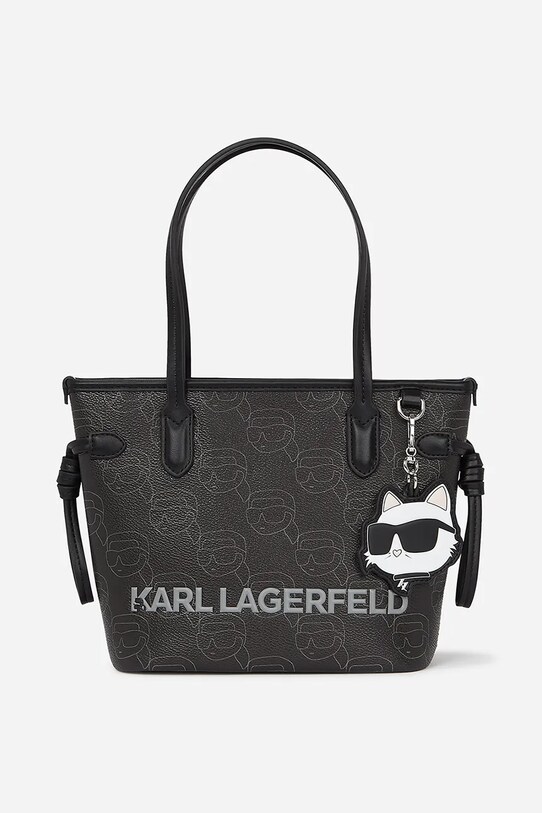 Kabelka Karl Lagerfeld vzorovaný černá A1W30134