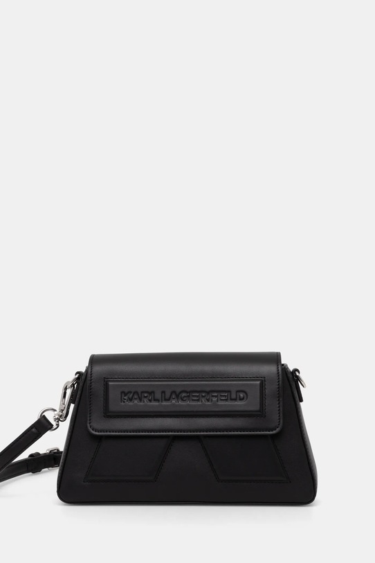 Karl Lagerfeld torebka skórzana skóra licowa czarny A1W30155