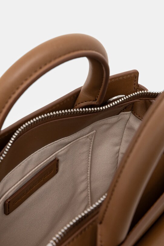 Karl Lagerfeld poseta de piele A1W30443 maro