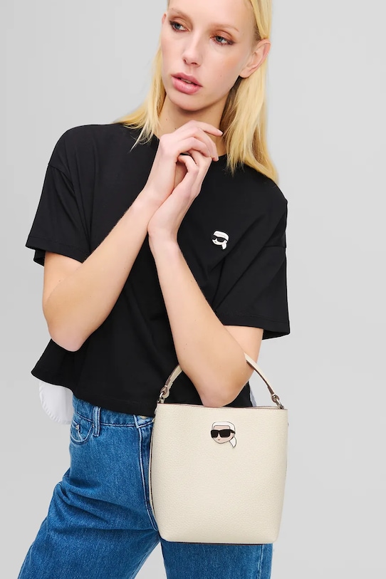 Torba Karl Lagerfeld IKON A1W30468 bijela