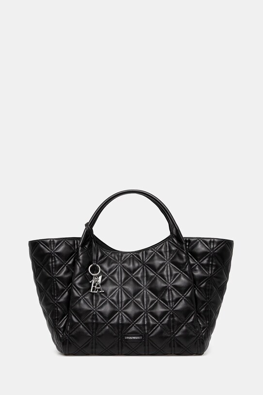 Kabelka Emporio Armani jednofarebný čierna Y3D265.YWL2E.NOS