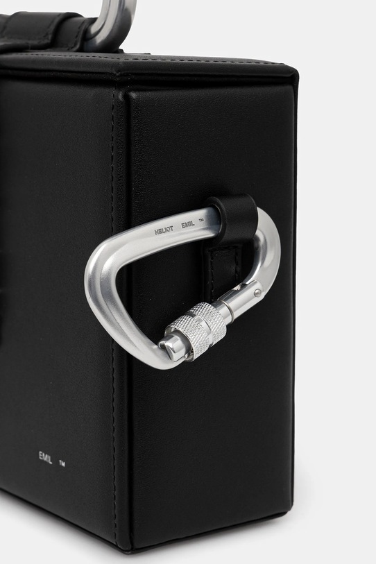 Kožená kabelka Heliot Emil čierna SS25.15.001.BLK01.CO