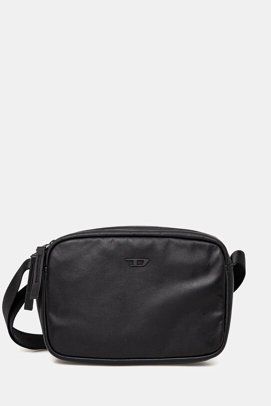 Кожаная сумочка Diesel RAVE RAVE CAMERA BAG X cross b кожа чёрный X10242.P2809