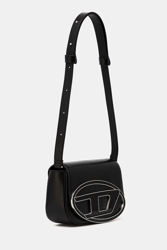 Diesel torebka skórzana 1DR 1DR M shoulder bag X09568.PR818 czarny AA00