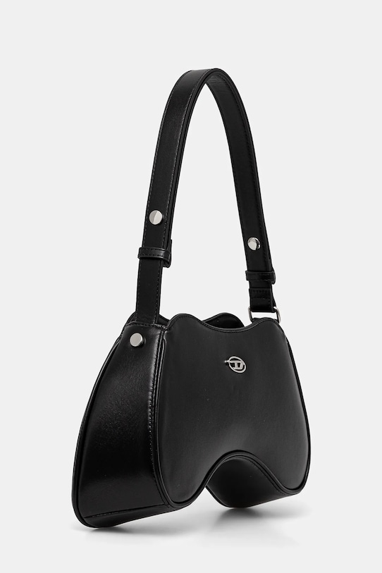 Diesel bőr táska PLAY PLAY SHOULDER cross bodyb X10201.PR227 fekete AA00