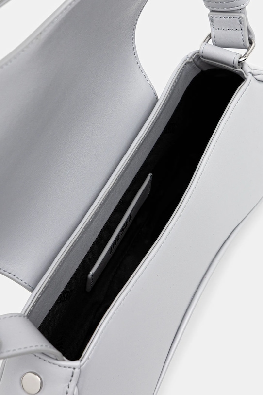 Kožená kabelka Diesel PLAY PLAY CROSSBODY cross body X10221.PR227 sivá