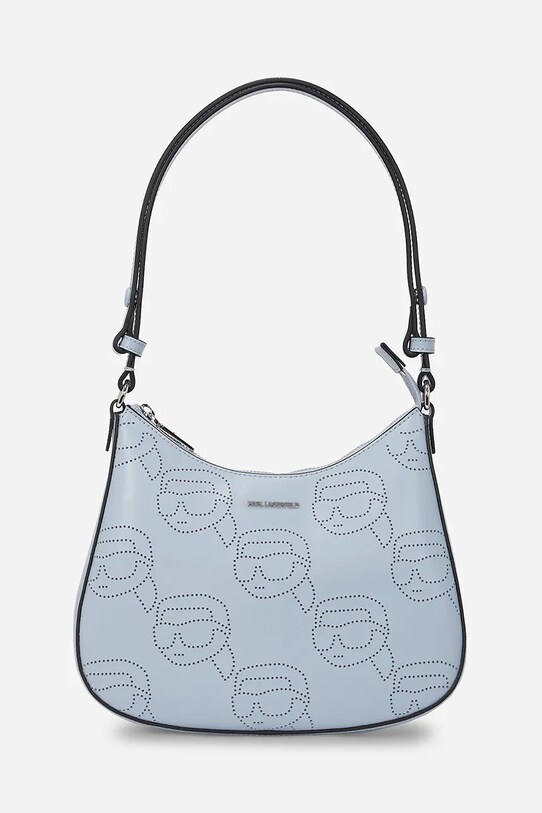 Karl Lagerfeld poseta de piele nu incape in A4 albastru A2W30107