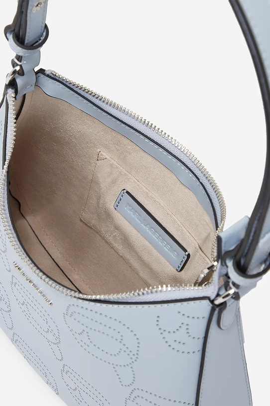Accesorii Karl Lagerfeld poseta de piele A2W30107 albastru