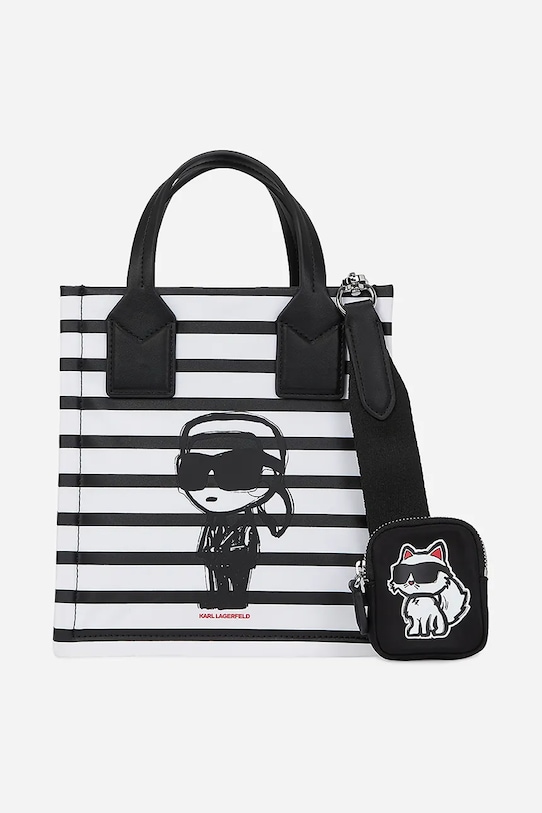 Karl Lagerfeld torebka IKON wzorzyste czarny A2W30181