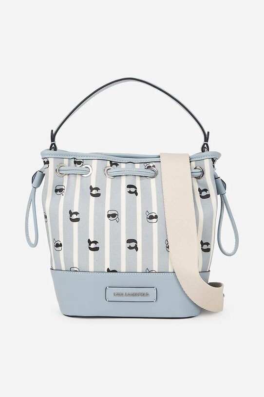 Τσάντα Karl Lagerfeld υφασμάτινο μπλε A2W30187
