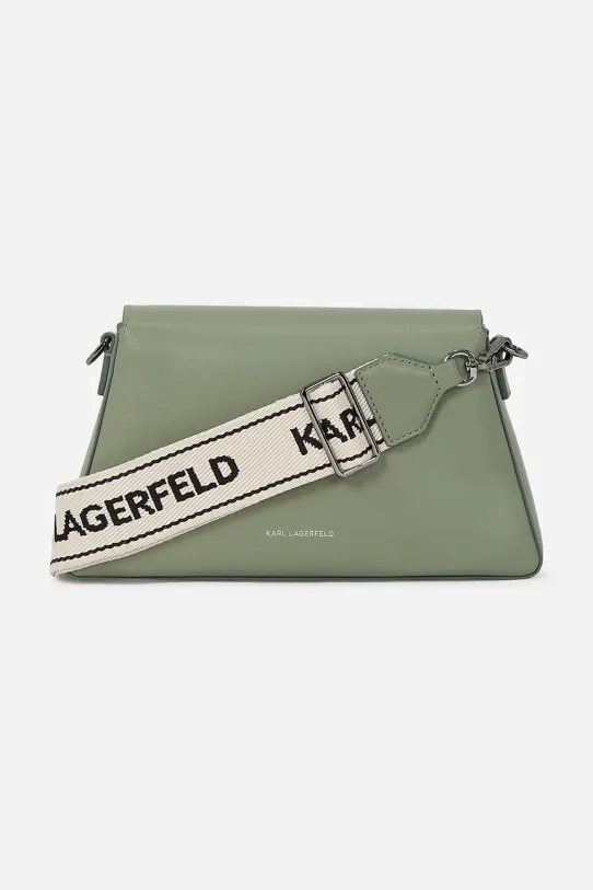 Karl Lagerfeld torebka skórzana A2W30198 zielony AA00