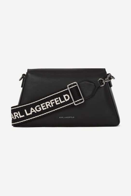 Karl Lagerfeld torebka skórzana A2W30198 czarny AA00