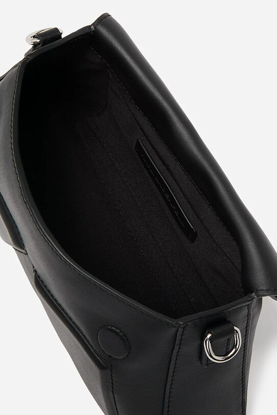 Akcesoria Karl Lagerfeld torebka skórzana A2W30198 czarny