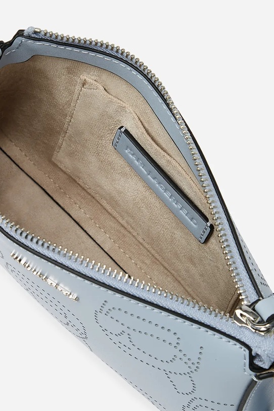 Аксесоари Кожена чанта Karl Lagerfeld IKON A2W32017 син