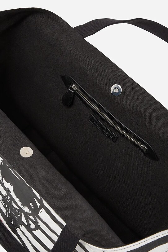 Karl Lagerfeld torebka bawełniana A2W50001 czarny