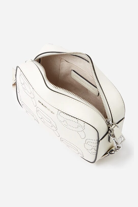 Akcesoria Karl Lagerfeld torebka skórzana IKON A2W30066 biały