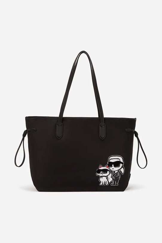 Karl Lagerfeld torebka mieści A4 czarny A2W30179