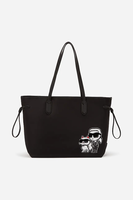 Сумочка Karl Lagerfeld IKON надрук чорний A2W30179