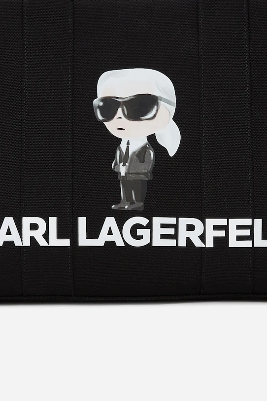 Аксессуары Хлопковая сумка Karl Lagerfeld IKON A2W50047 чёрный