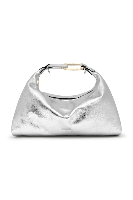 Accesorii Tous geantă de piele HOLD 2002288855 argintiu