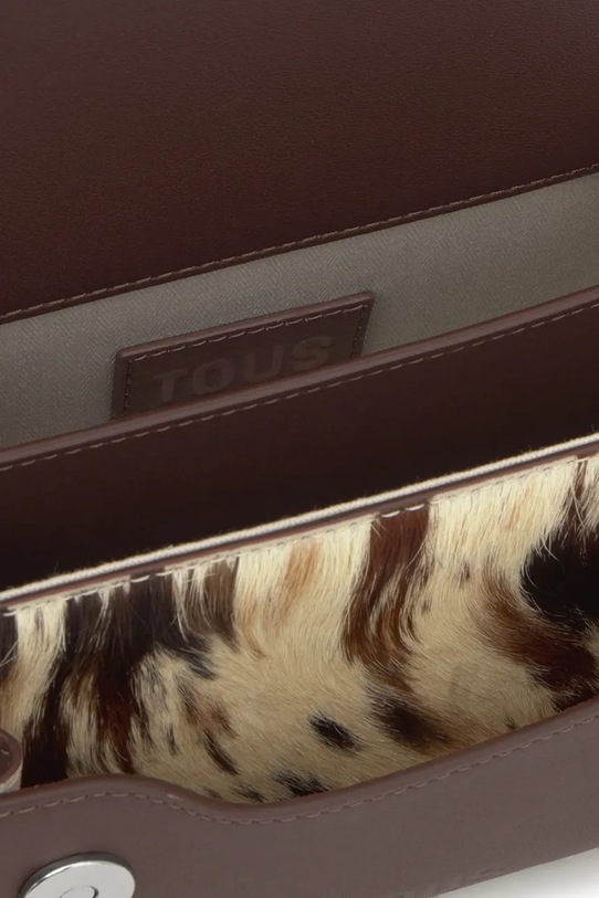 Accesorii Tous geantă de piele AUDREE 2002306144 bej