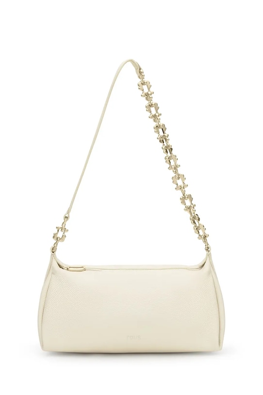 Tous torebka skórzana FOLD skóra licowa beżowy 2002306701