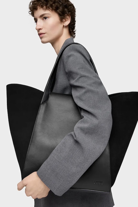 Tous borsa a mano in pelle TULIP 2002301451 nero