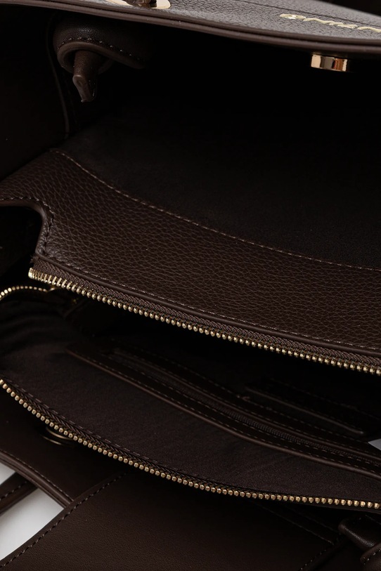 Τσάντα Valentino Bags VBS5A802 καφέ