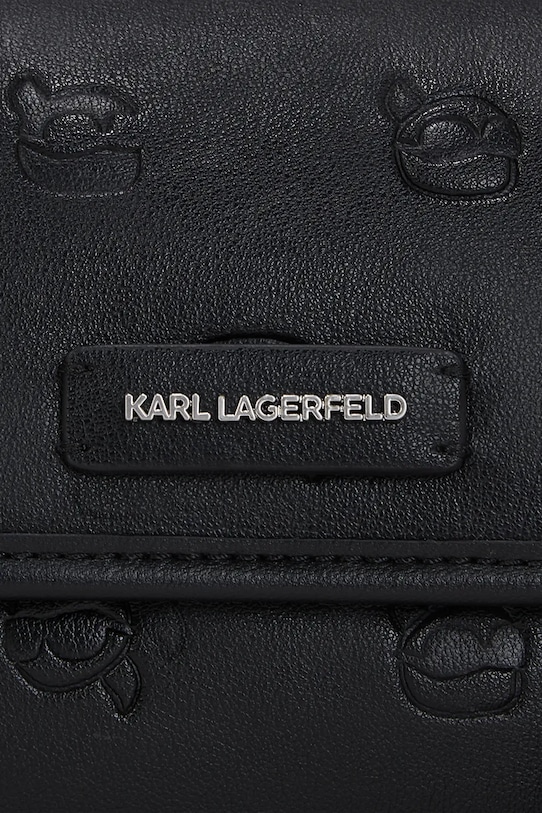 Karl Lagerfeld geantă IKON MONOGRAM negru A3W30109