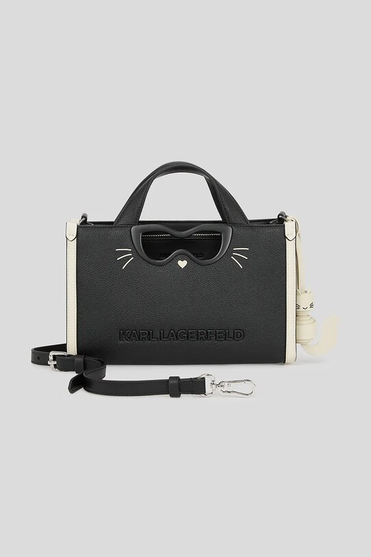 Karl Lagerfeld torebka aplikacja czarny A3W30136