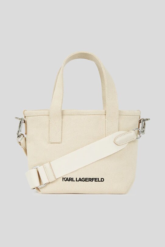 Karl Lagerfeld torebka bawełniana A3W50115 beżowy AA00