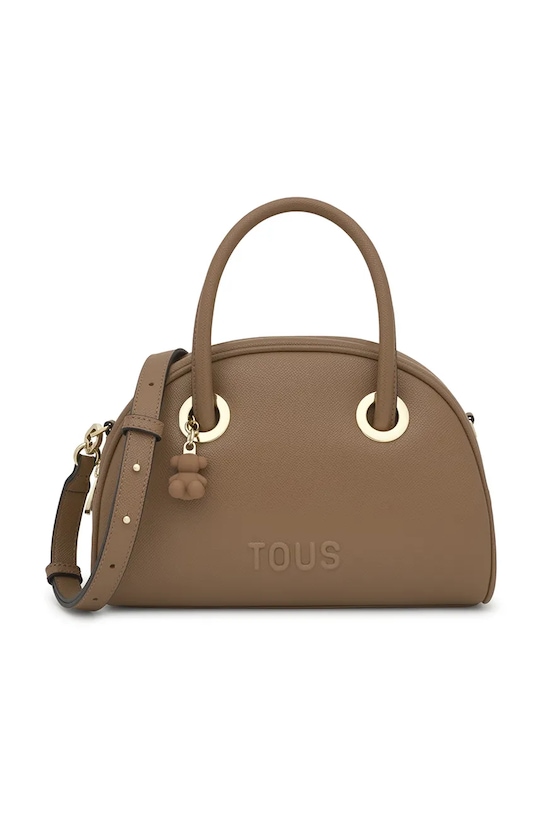 Kabelka Tous jednofarebný béžová 2002202143