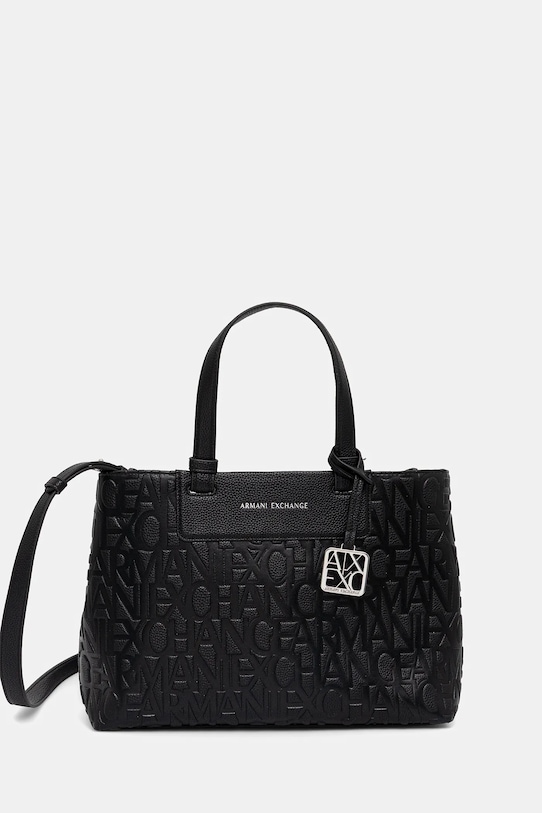Armani Exchange torebka mieści A4 czarny XW001222.AF15774.NOS