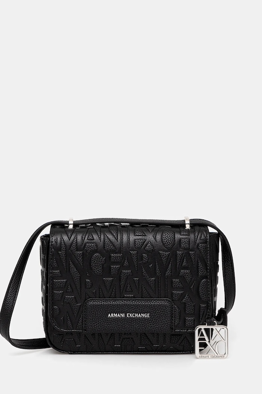 Armani Exchange torebka nie mieści A4 czarny XW001577.AF15774.NOS