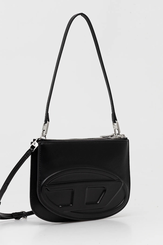 Кожаная сумочка Diesel 1DR 2.0 1DR TWIN X10330.PR818 чёрный AA00