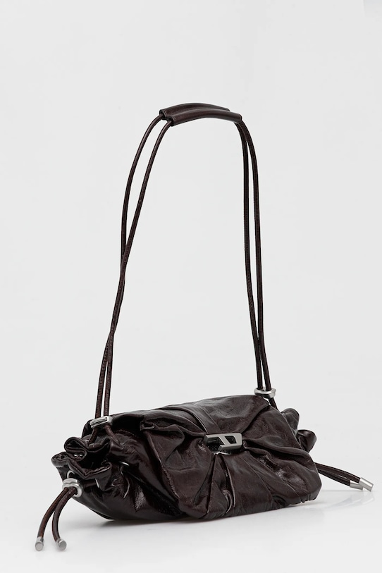 Diesel geantă de piele SCRUNCH-D X10331.P1003 maro AA00